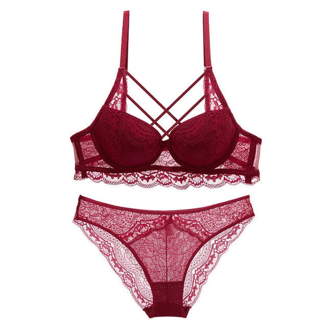 The Lace Push-Up Bra Set